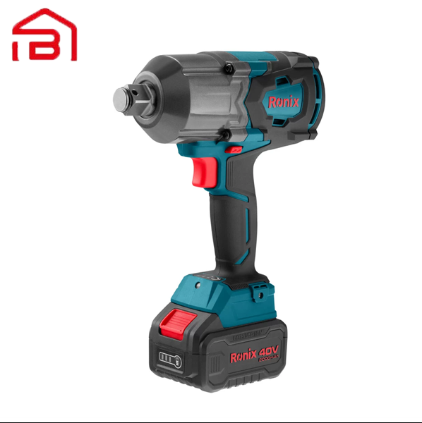 کیت بکس شارژی براشلس 3/4 اینچ 40 ولت 1200 نیوتن متر رونیکس مدل 8917