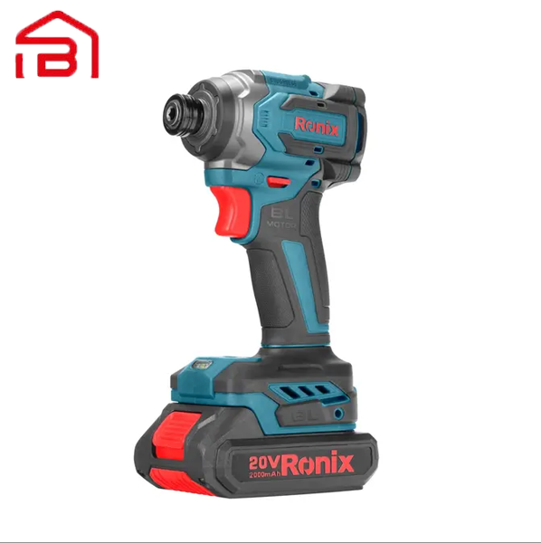 پیچگوشتی شارژی 20 ولت موتور براش لس رونیکس مدل 8653