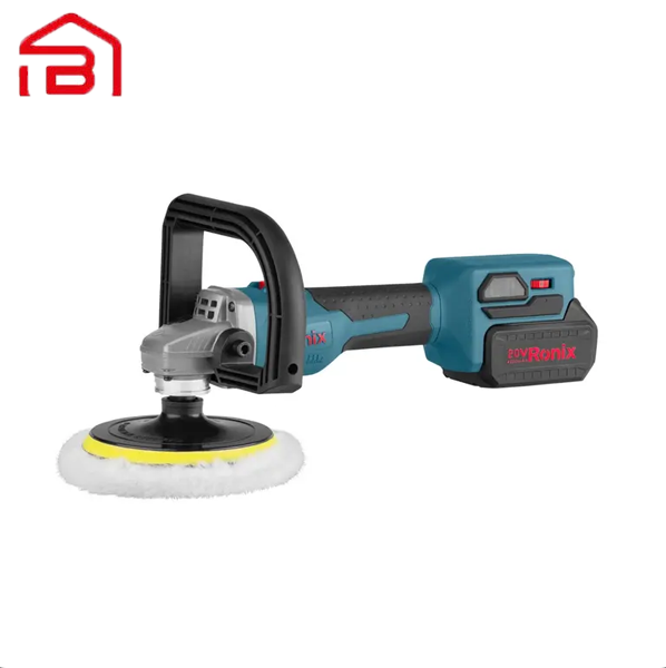 پولیش شارژی موتور براش لس 20 ولت رونیکس مدل8652