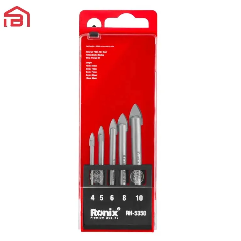 ست مته شیشه 5 عددی NEW رونیکس مدل RH-5350