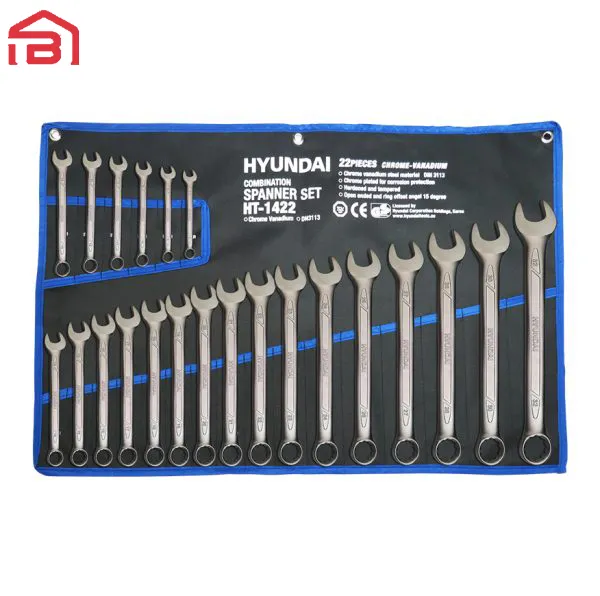 آچار یک سر رینگ کیفی 22 عددی هیوندای مدل HT-1422