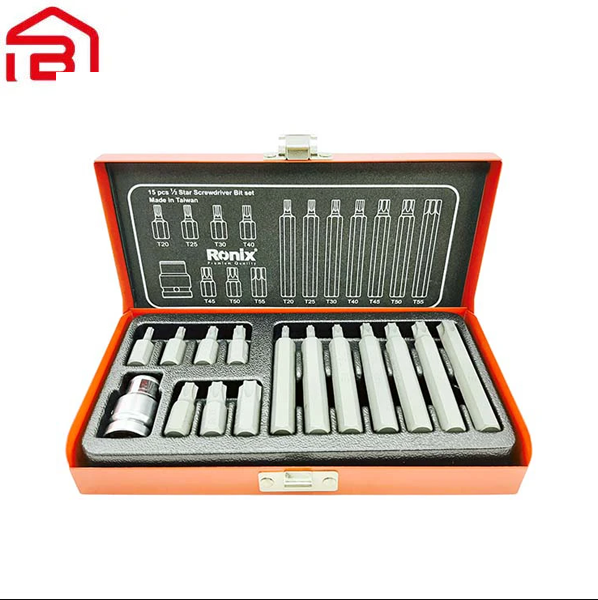 جعبه بیت ستاره ای کوتاه و بلند 15پارچه رونیکس مدل RH-2696