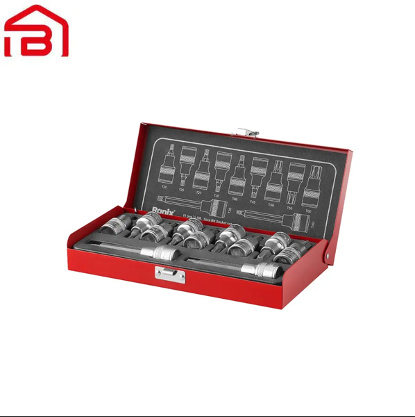 جعبه بکس 1/2 اینچ ستاره ای 11 پارچه رونیکس مدل RH-2693