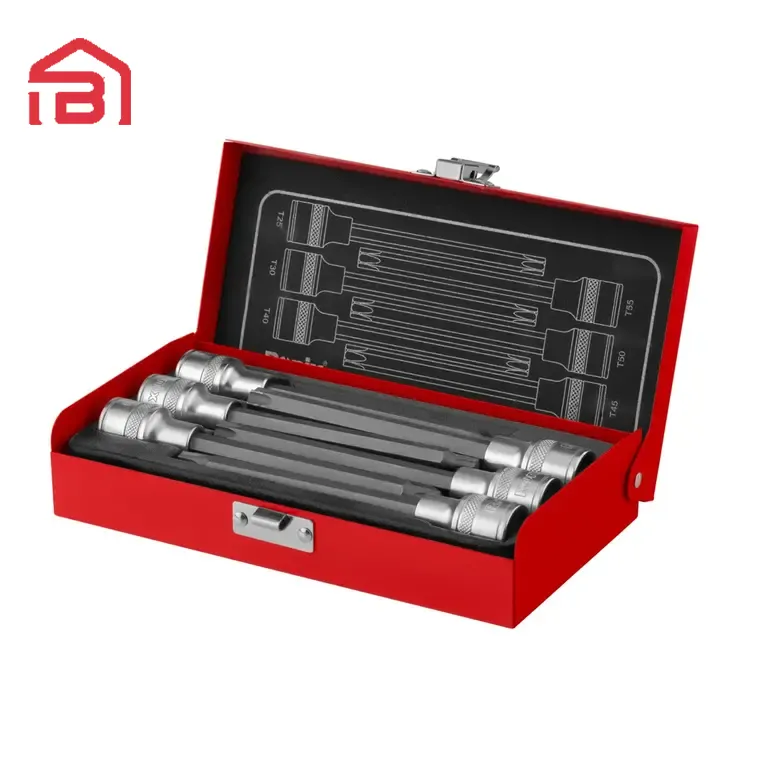 جعبه بکس 1/2 اینچ ستاره ای بلند 6 پارچه رونیکس مدل RH-2691