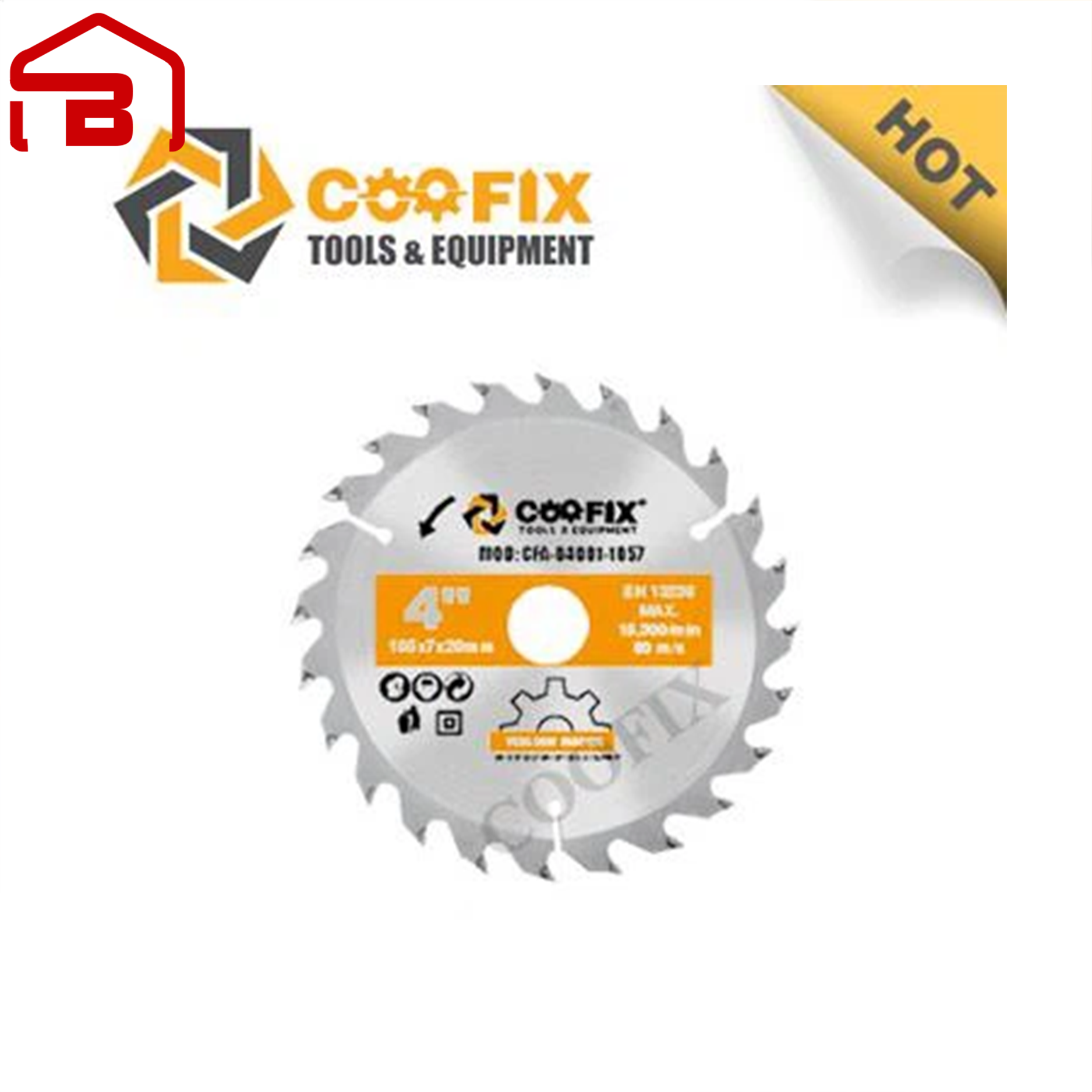 تیغ اره ۲۳۰ میلی متر ۶۰ دندانه کوفیکس مدل CFA-31006