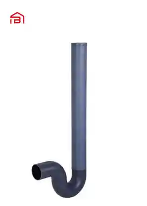 سیفون 63 یک تکه با درپوش(با لوله 75 و طول PE) پوشفیت نیوفلکس BD