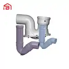 سیفون 110 یک‌تکه با درپوش(با لوله) پوشفیت نیوفلکس BD