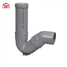 سیفون 50 یک‌تکه با درپوش (با لوله 63) پوشفیت نیوفلکس BD