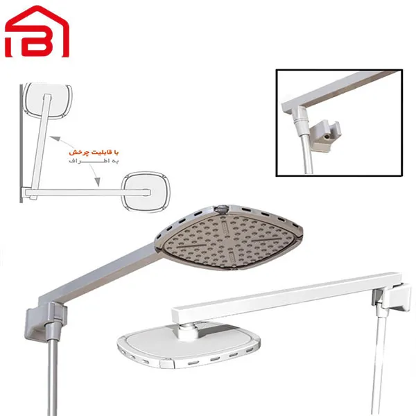 علمک دوش طوسی با سردوش 15 oyar میراب