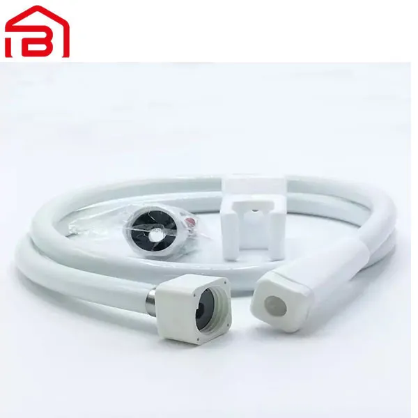 شلنگ توالت پلاستیکی سفید oyar میراب